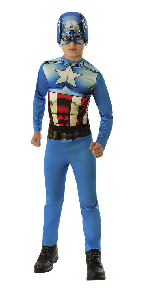 COSTUM DE CARNAVAL STANDARD - CAPTAIN AMERICA - RUBIE'S (610759)