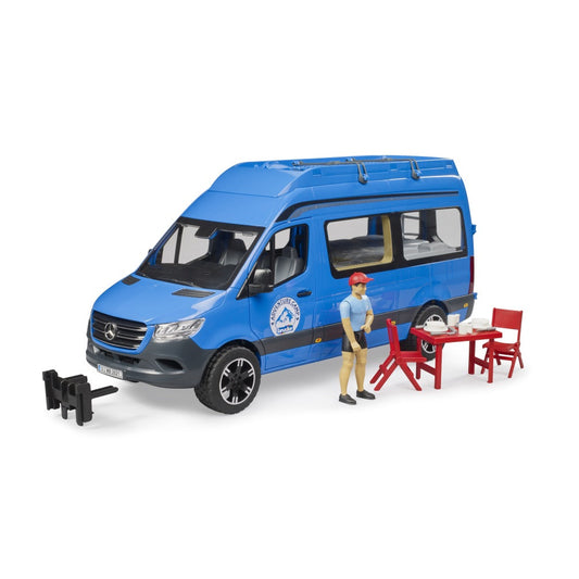 SPRINTER CAMPING MERCEDES BENZ CU SOFER SI ACCESORII - BRUDER (BR02684)