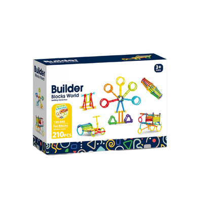 SET DE CONSTRUCTIE STEAM - MICUTUL INGINER (210 PIESE) - BUFNITEL (188-660)