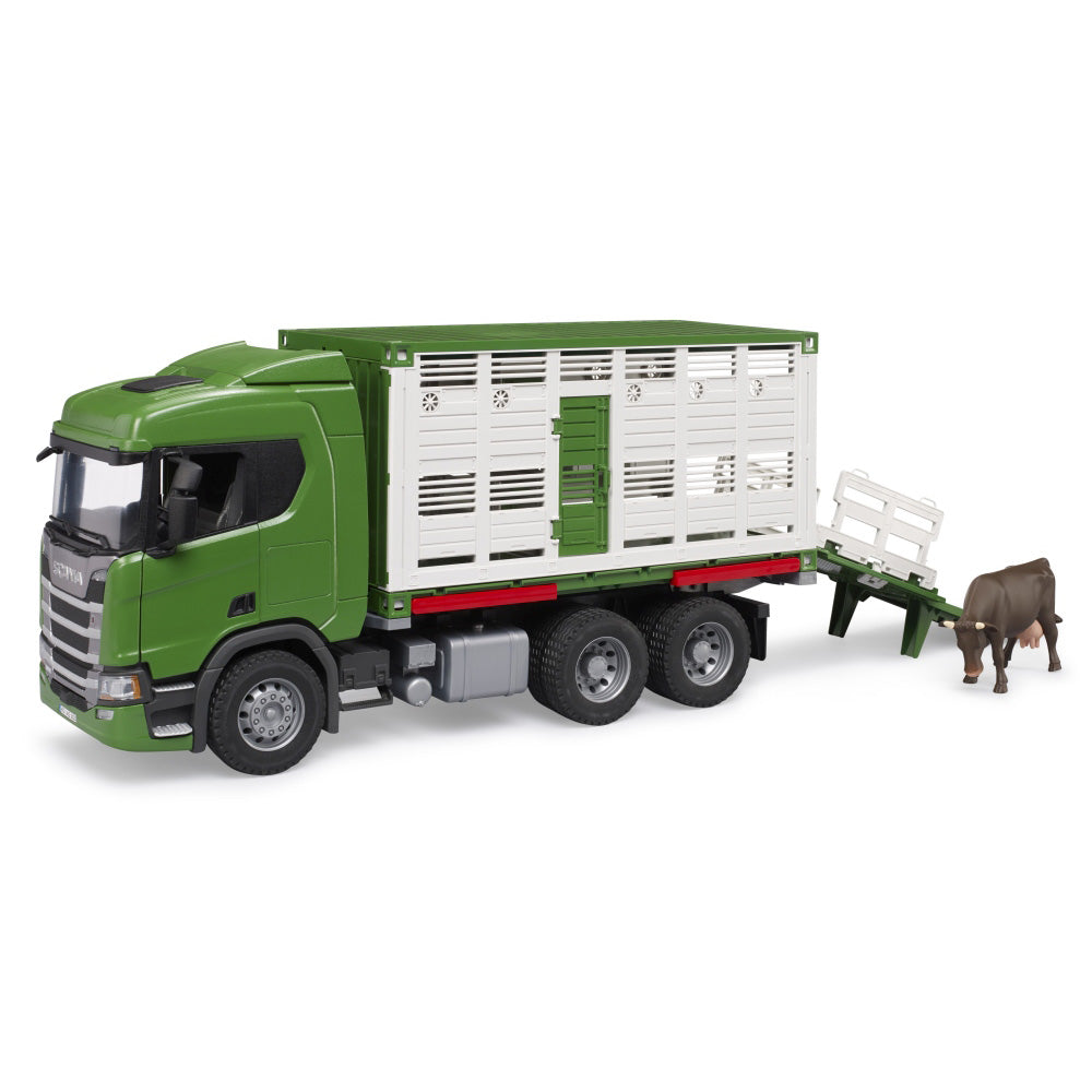 CAMION TRANSPORT BOVINE SCANIA SUPER 560R - BRUDER (BR03548)