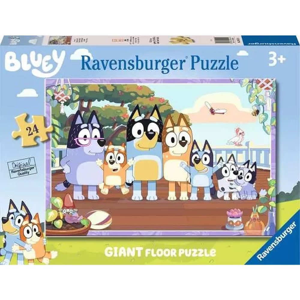 RAVENSBURGER - PUZZLE MARE DE PODEA BLUEY 24 PIESE - RAVENSBURGER (RVSPC05622)