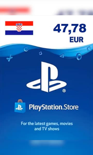 PLAYSTATION NETWORK GIFT CARD 47,78 EUR (HR) - PSN - MULTILANGUAGE - WORLDWIDE - Libelula Vesela - Gift Cards