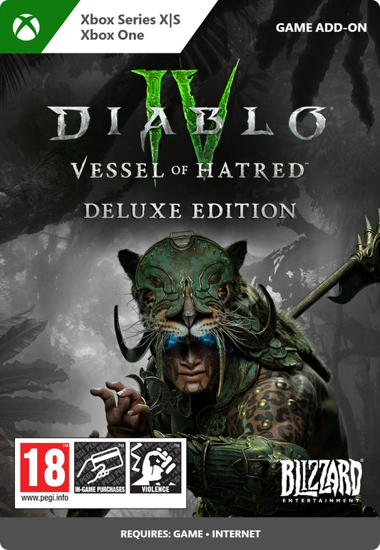 DIABLO IV: VESSEL OF HATRED (DELUXE EDITION) (DLC) (XBOX ONE/XBOX SERIES X|S) - XBOX LIVE - MULTILANGUAGE - WORLDWIDE