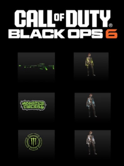 CALL OF DUTY: BLACK OPS 6 - EXCLUSIVE MONSTER ENERGY FULL SET BUNDLE PACK (DLC) (PC / PS4 / PS5 / XBOX ONE / SERIES X|S) (VALID TILL DECEMBER 2024) - OFFICIAL WEBSITE - MULTILANGUAGE - WORLDWIDE