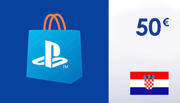 PLAYSTATION NETWORK GIFT CARD 50 EUR (HR) - PSN - MULTILANGUAGE - WORLDWIDE - Libelula Vesela - Gift Cards