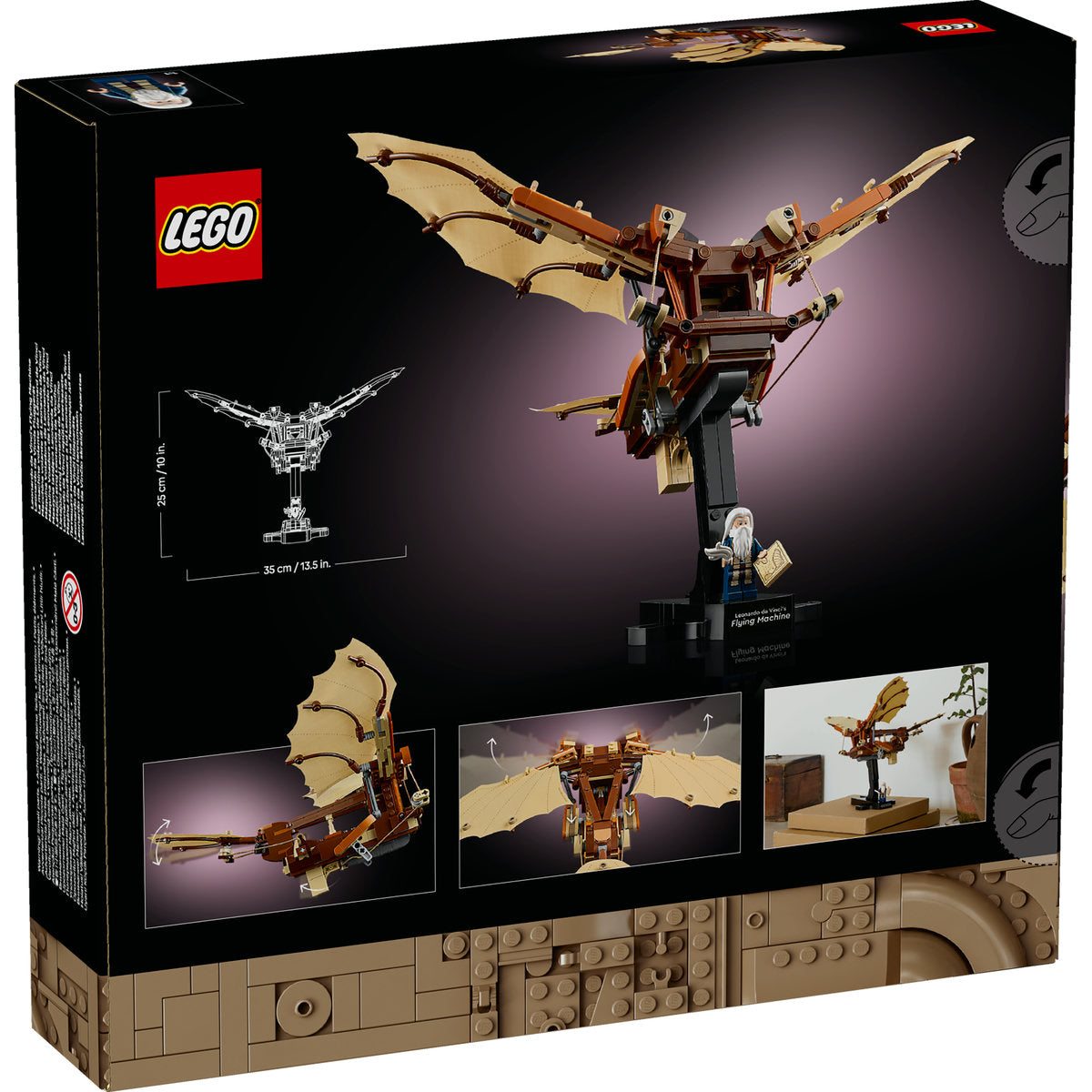 MASINA ZBURATOARE A LUI LEONARDO DA VINCI - LEGO ICONS (CREATOR EXPERT) (10363)