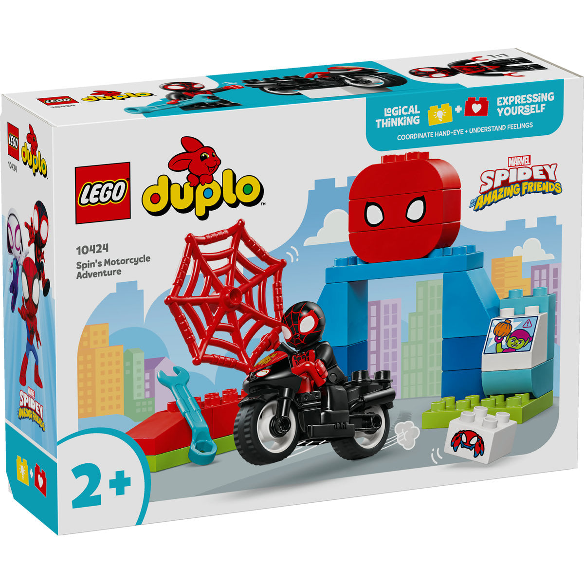 AVENTURA PE MOTOCICLETA A LUI SPIN - LEGO DUPLO (10424)