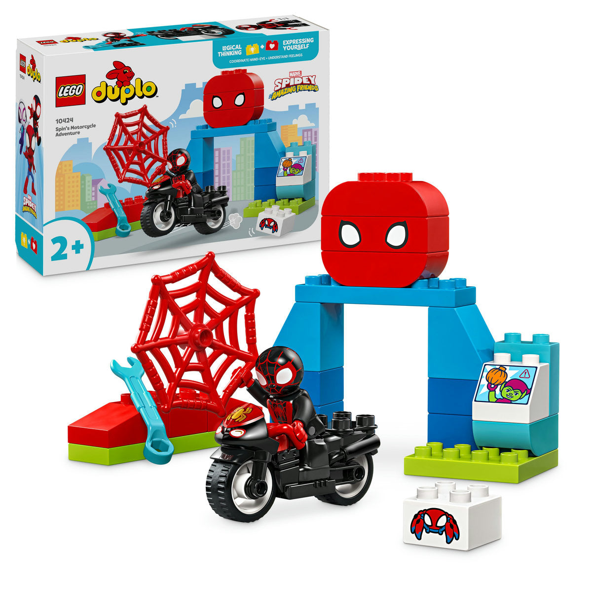 AVENTURA PE MOTOCICLETA A LUI SPIN - LEGO DUPLO (10424)