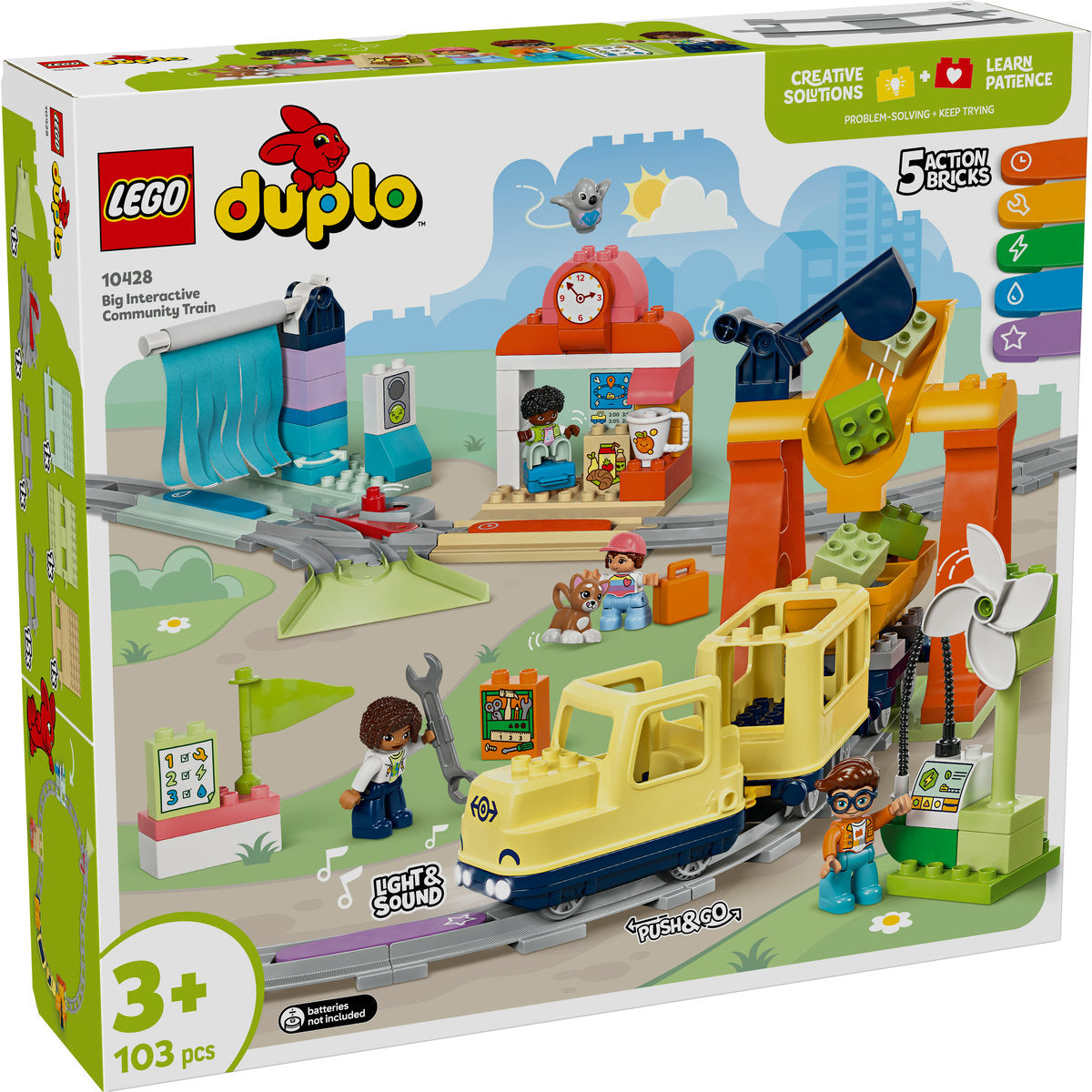 TREN  COMUNITAR INTERACTIV - LEGO DUPLO (10428)