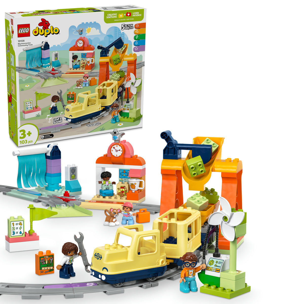 TREN  COMUNITAR INTERACTIV - LEGO DUPLO (10428)