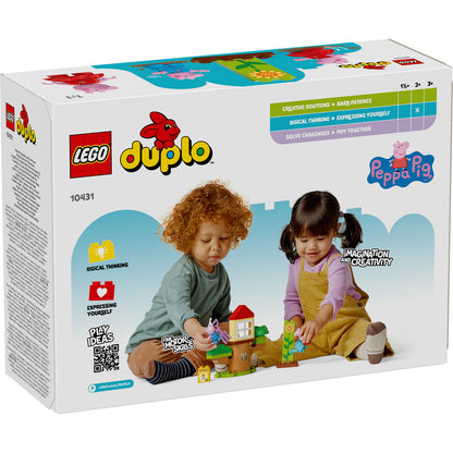 PURCELUSA PEPPA: GRADINA SI CASA DIN COPAC - LEGO DUPLO (10431)