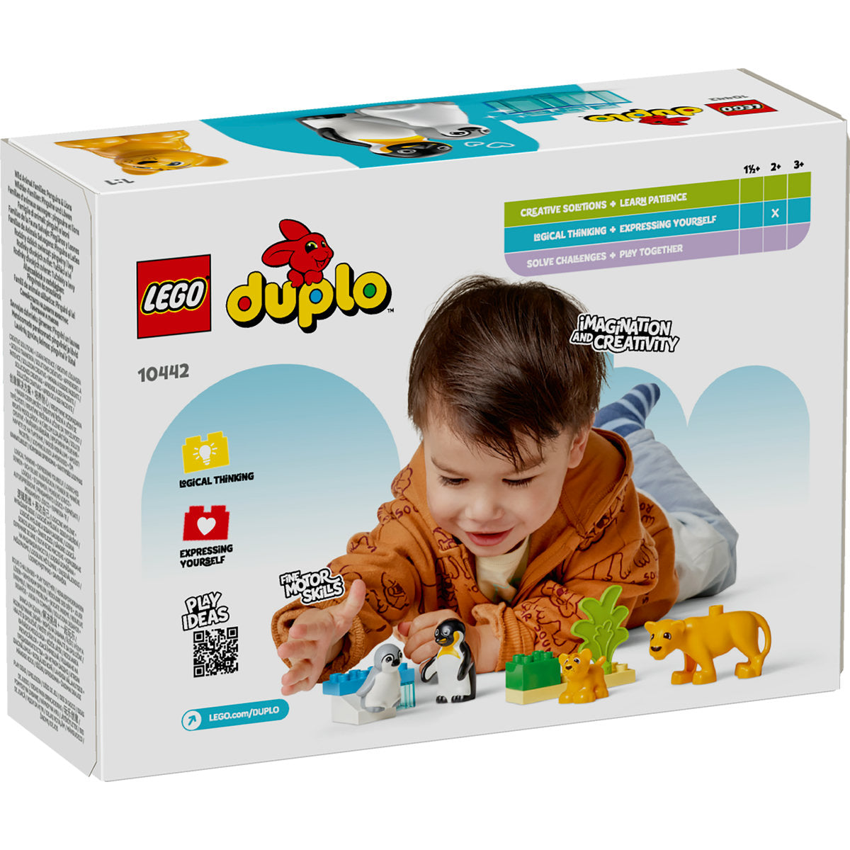 FAMILII DE ANIMALE SALBATICE: PINGUINI SI LEI - LEGO DUPLO (10442)