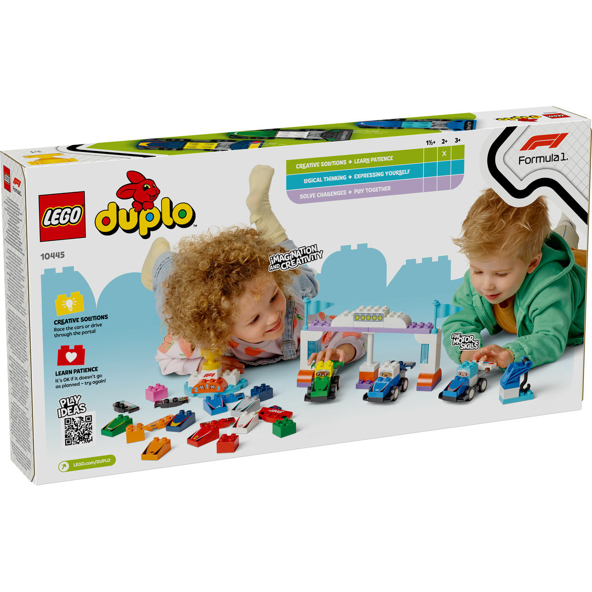 ECHIPA F1: MASINI SI PILOTI DE CURSE - LEGO DUPLO (10445)