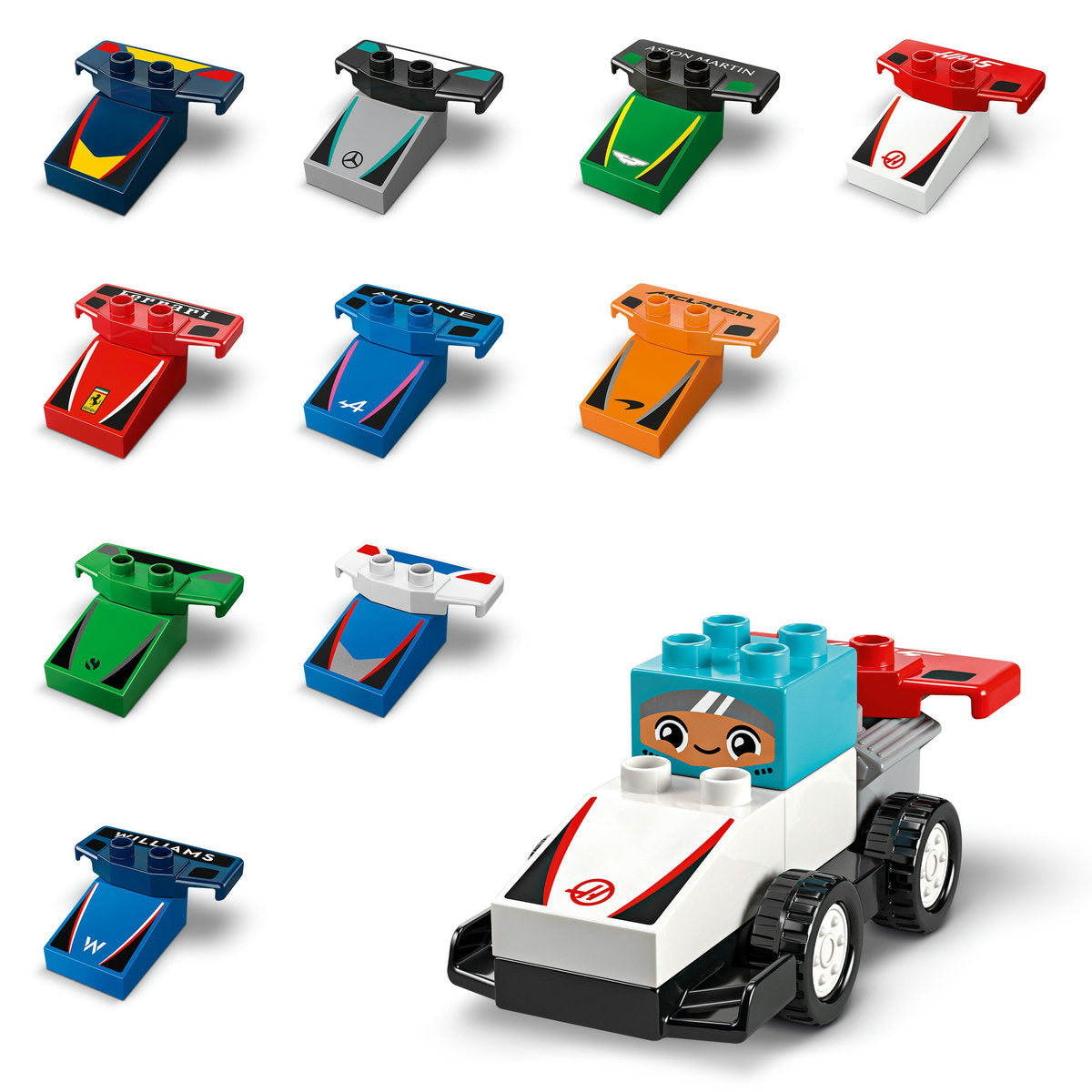 ECHIPA F1: MASINI SI PILOTI DE CURSE - LEGO DUPLO (10445)