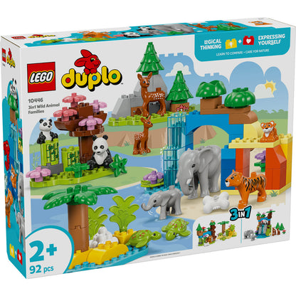 FAMILII DE ANIMALE SALBATICE 3 ÎN 1 - LEGO DUPLO (10446)