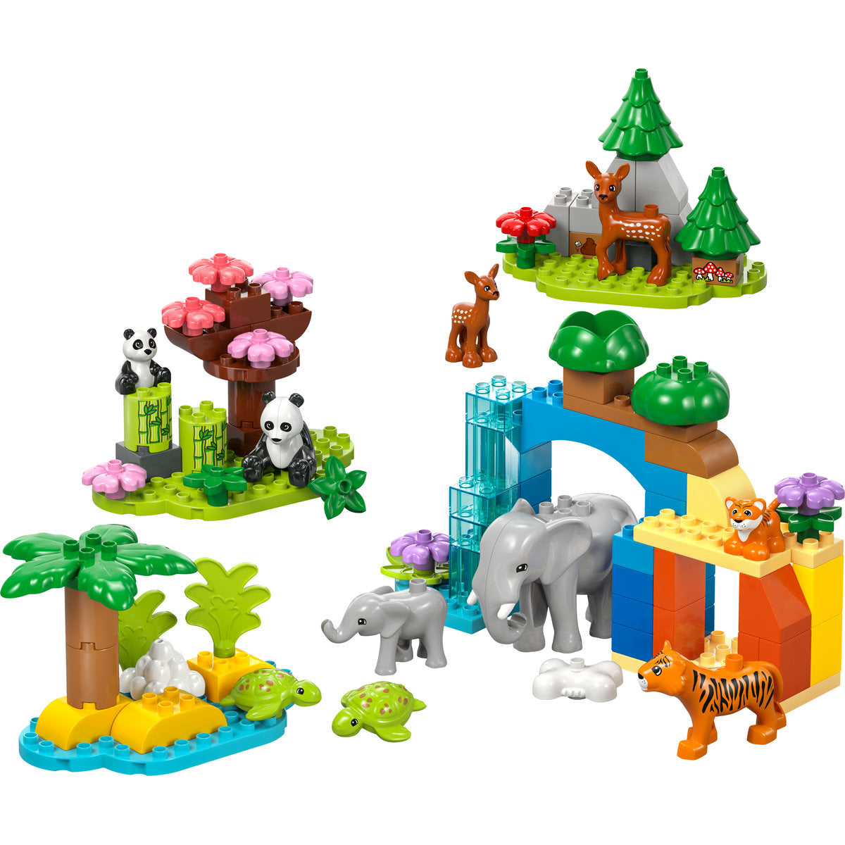 FAMILII DE ANIMALE SALBATICE 3 ÎN 1 - LEGO DUPLO (10446)