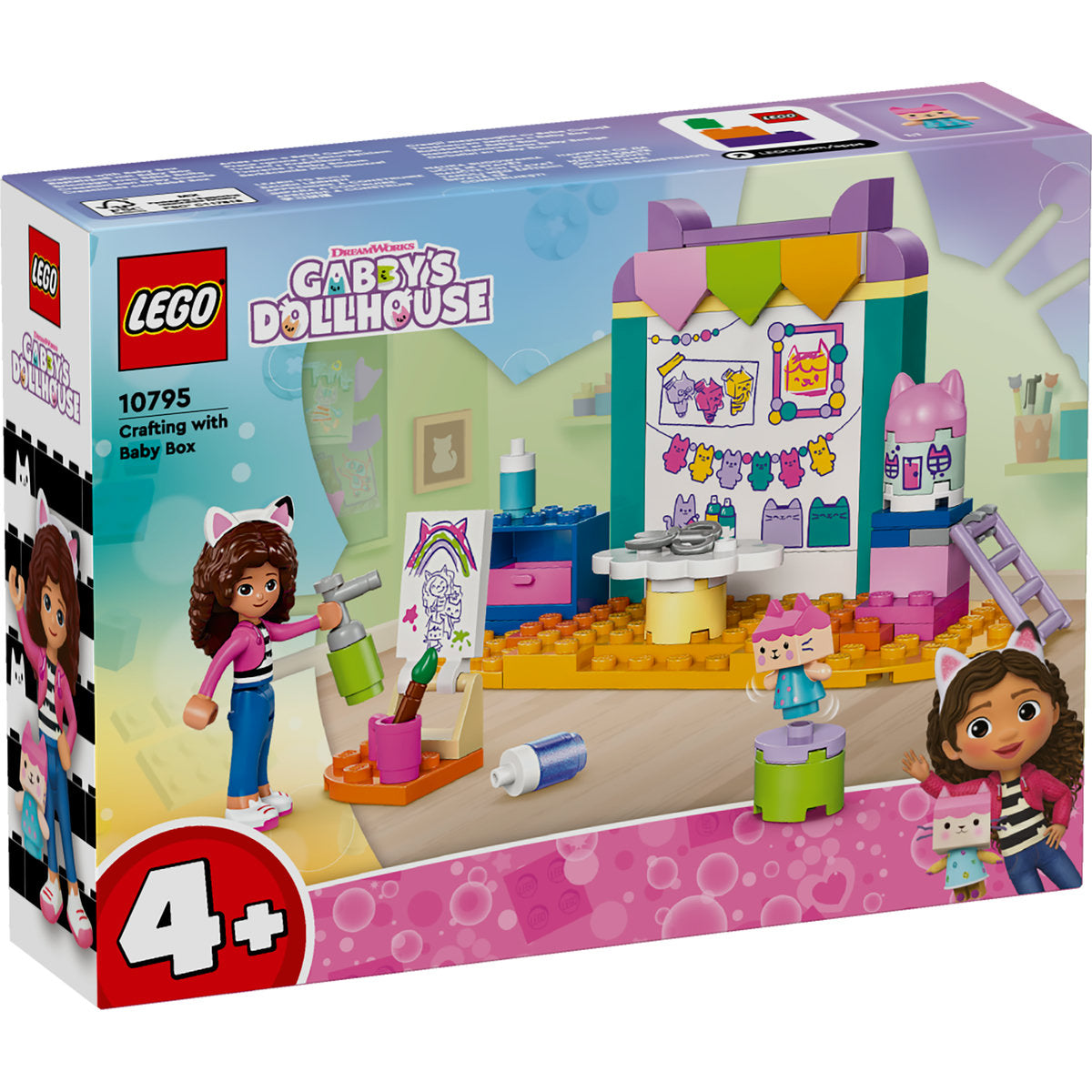 CREATII MESTESUGITE CU BABY BOX - LEGO GABBY S DOLLHOUSE (10795)