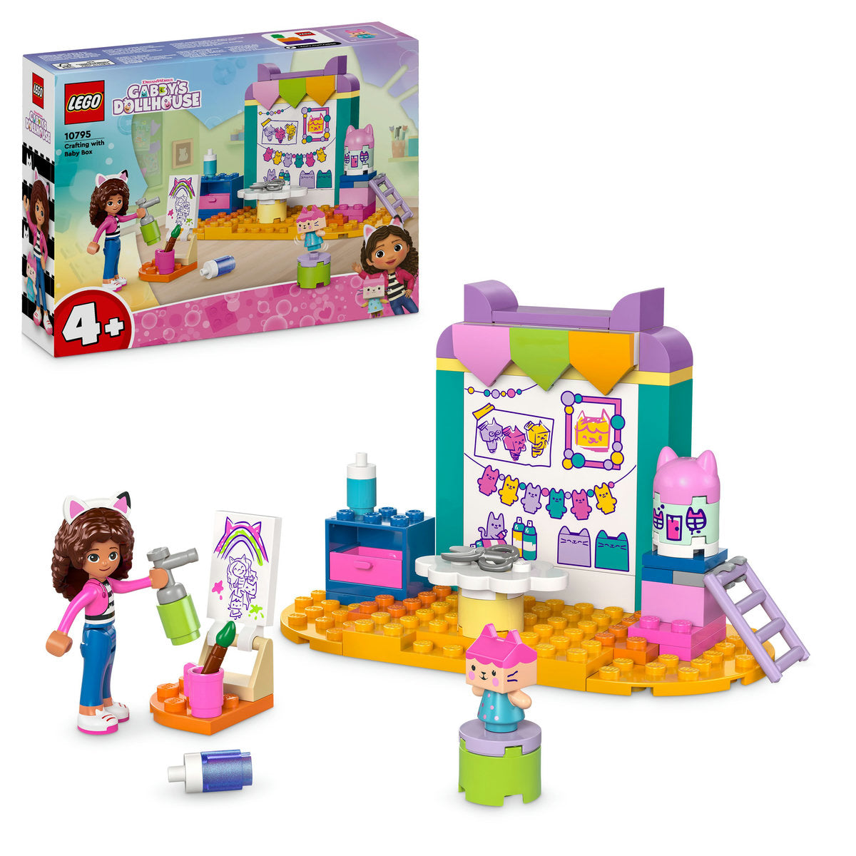 CREATII MESTESUGITE CU BABY BOX - LEGO GABBY S DOLLHOUSE (10795)