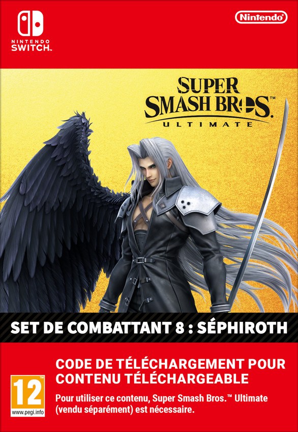 SUPER SMASH BROS. ULTIMATE - CHALLENGER PACK 8: SEPHIROTH FROM FINAL FANTASY VII - NINTENDO SWITCH - MULTILANGUAGE - EU - Libelula Vesela - Jocuri video