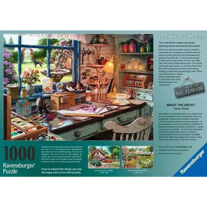 RAVENSBURGER - PUZZLE MAGAZINUL MESTESUGURILOR 1000 PIESE DESIGN NOU - RAVENSBURGER (RVSPA00307)