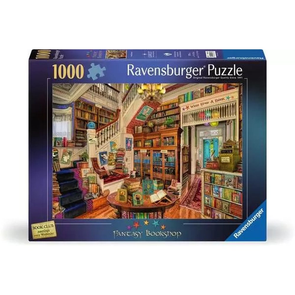 RAVENSBURGER - PUZZLE LIBRARIA FANTASTICA 1000 PIESE DESIGN NOU - RAVENSBURGER (RVSPA00323)