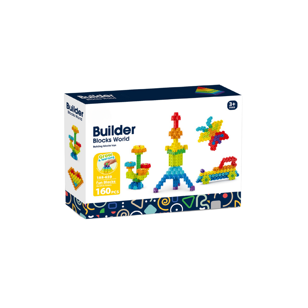 SET DE CONSTRUCTIE STEAM - MICUTUL CONSTRUCTOR (160 PIESE) - BUFNITEL (188-659)