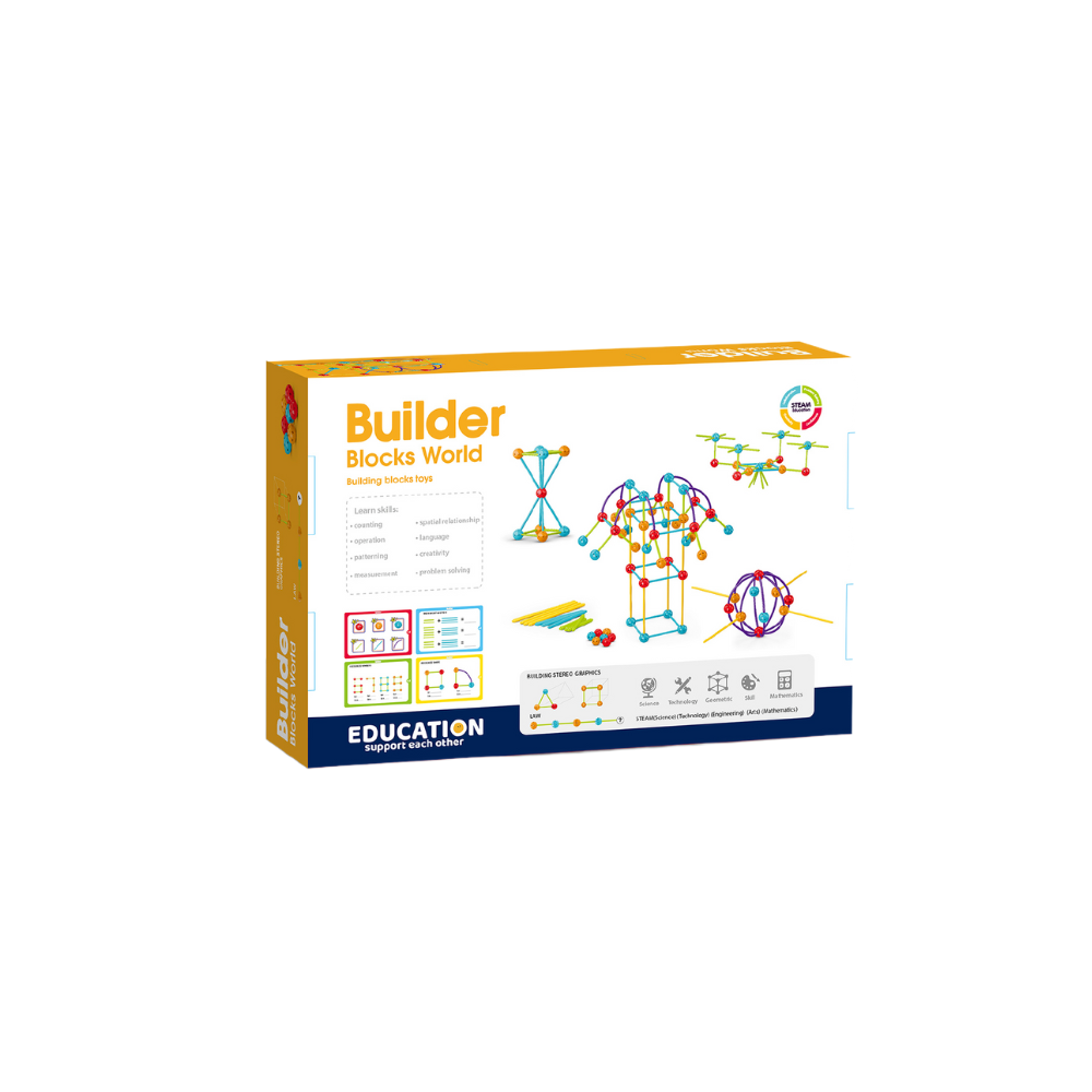 SET DE CONSTRUCTIE STEAM - FORME 3D ( 140 PIESE) - BUFNITEL (188-638)