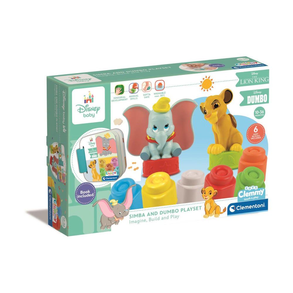 DISNEY SOFT CLEMMY SIMBA SI DUMBO - CLEMENTONI (CL17817)