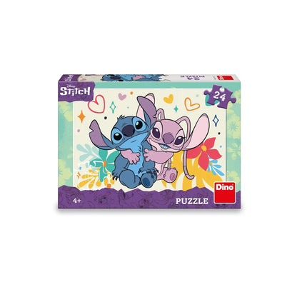 PUZZLE - STITCH SI ANGEL (24 PIESE) - DINO (351721)