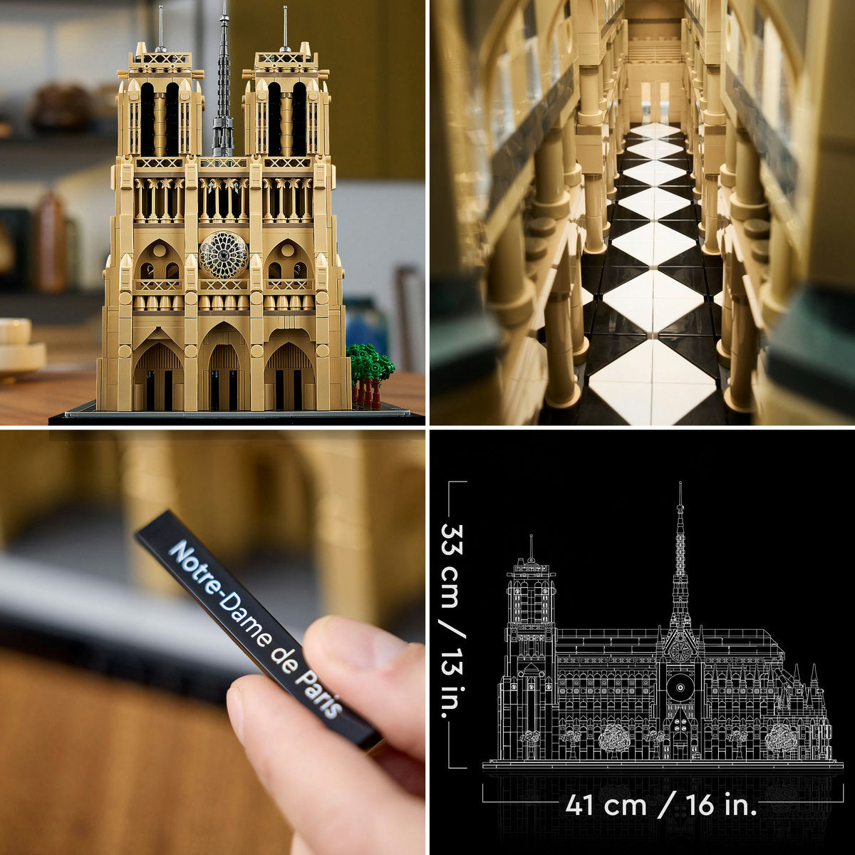 NOTRE-DAME DE PARIS - LEGO ARCHITECTURE (21061)