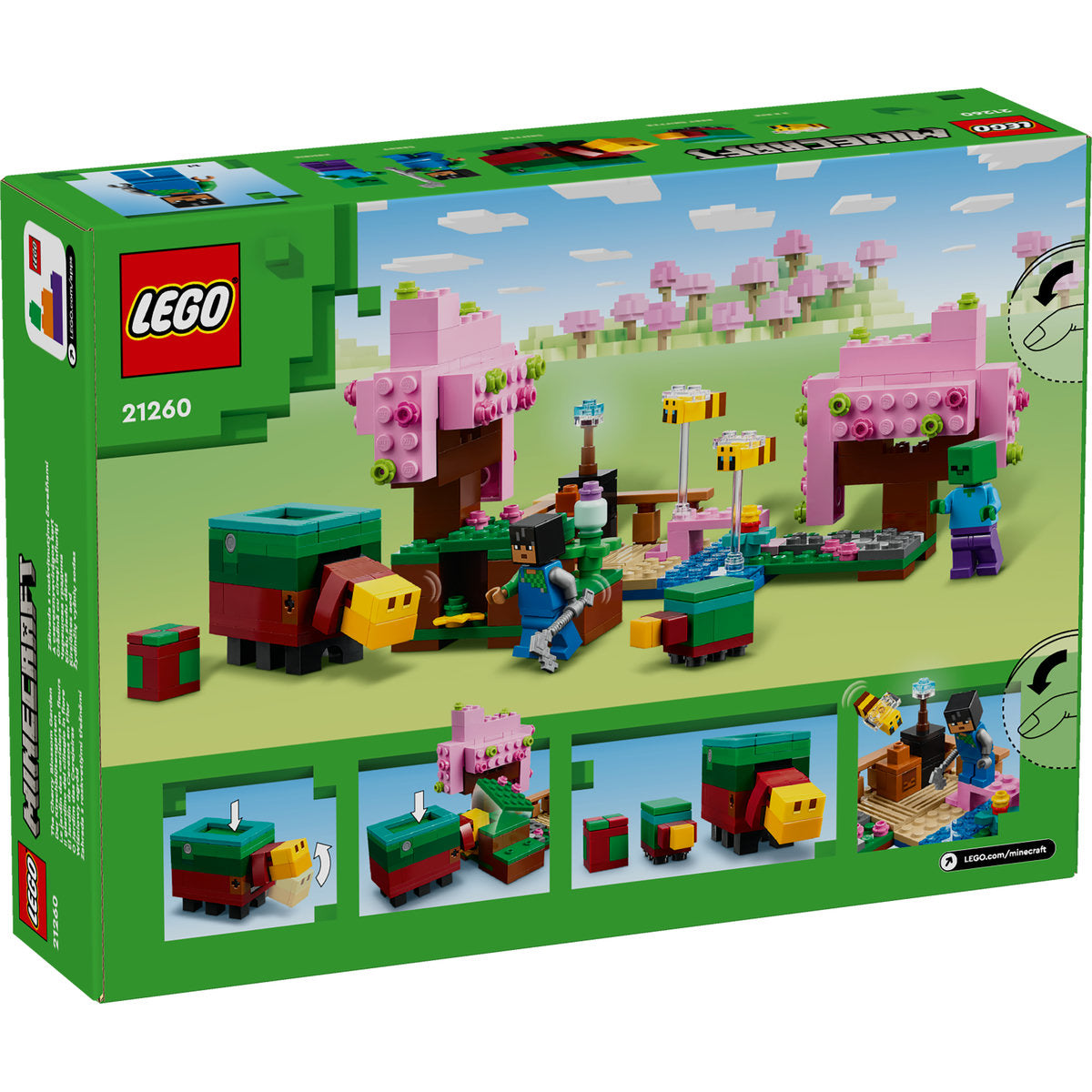 GRADINA CU CIRESI ÎNFLORITI - LEGO MINECRAFT (21260)