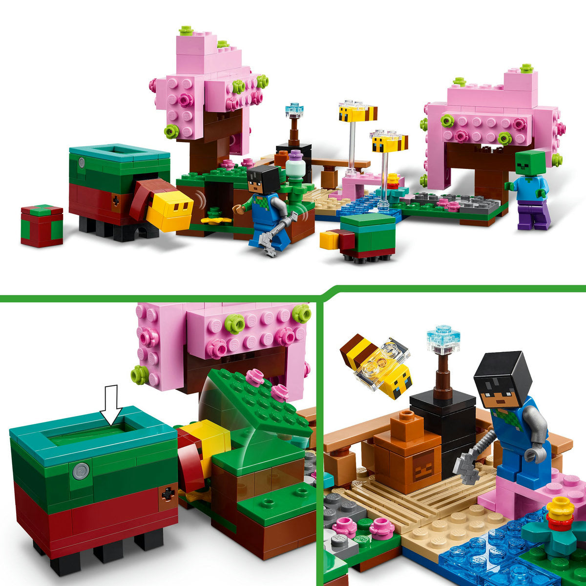 GRADINA CU CIRESI ÎNFLORITI - LEGO MINECRAFT (21260)