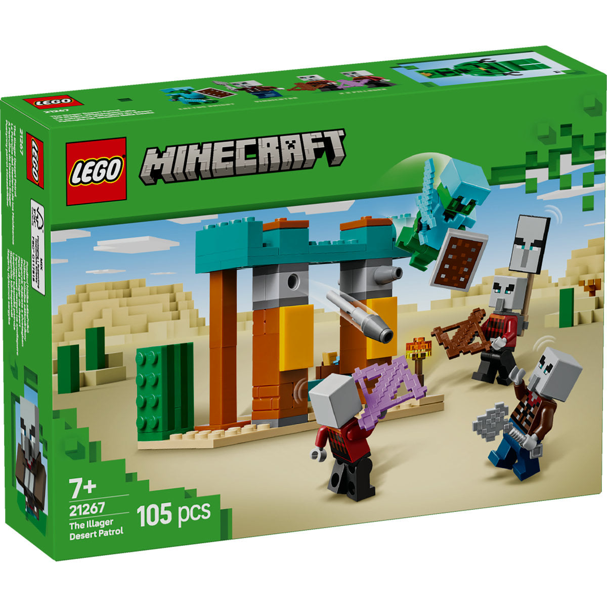 PATRULA ILLAGER ÎN DESERT - LEGO MINECRAFT (21267)