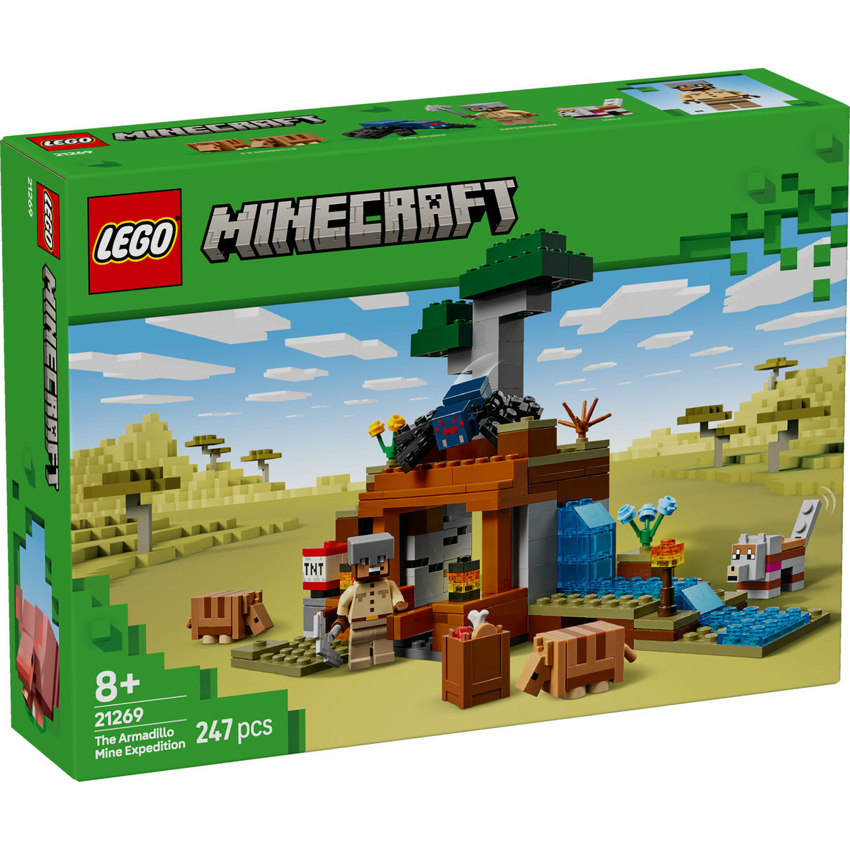 EXPEDITIA DE MINERIT CU TATU - LEGO MINECRAFT (21269)