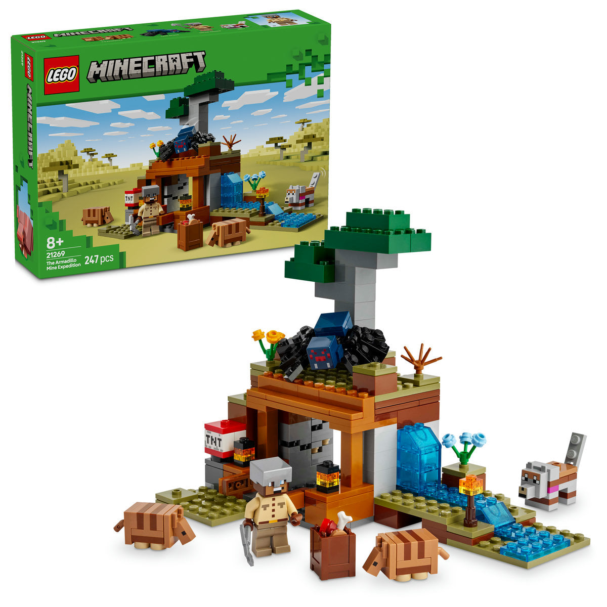 EXPEDITIA DE MINERIT CU TATU - LEGO MINECRAFT (21269)