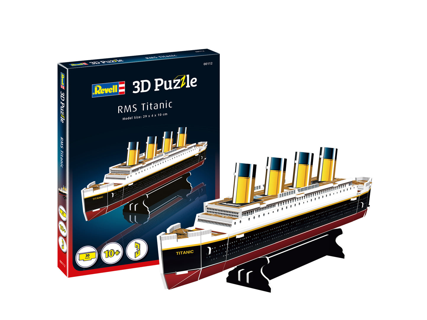 MINI 3D PUZZLE RMS TITANIC, 30 PIESE - REVELL (RV112)