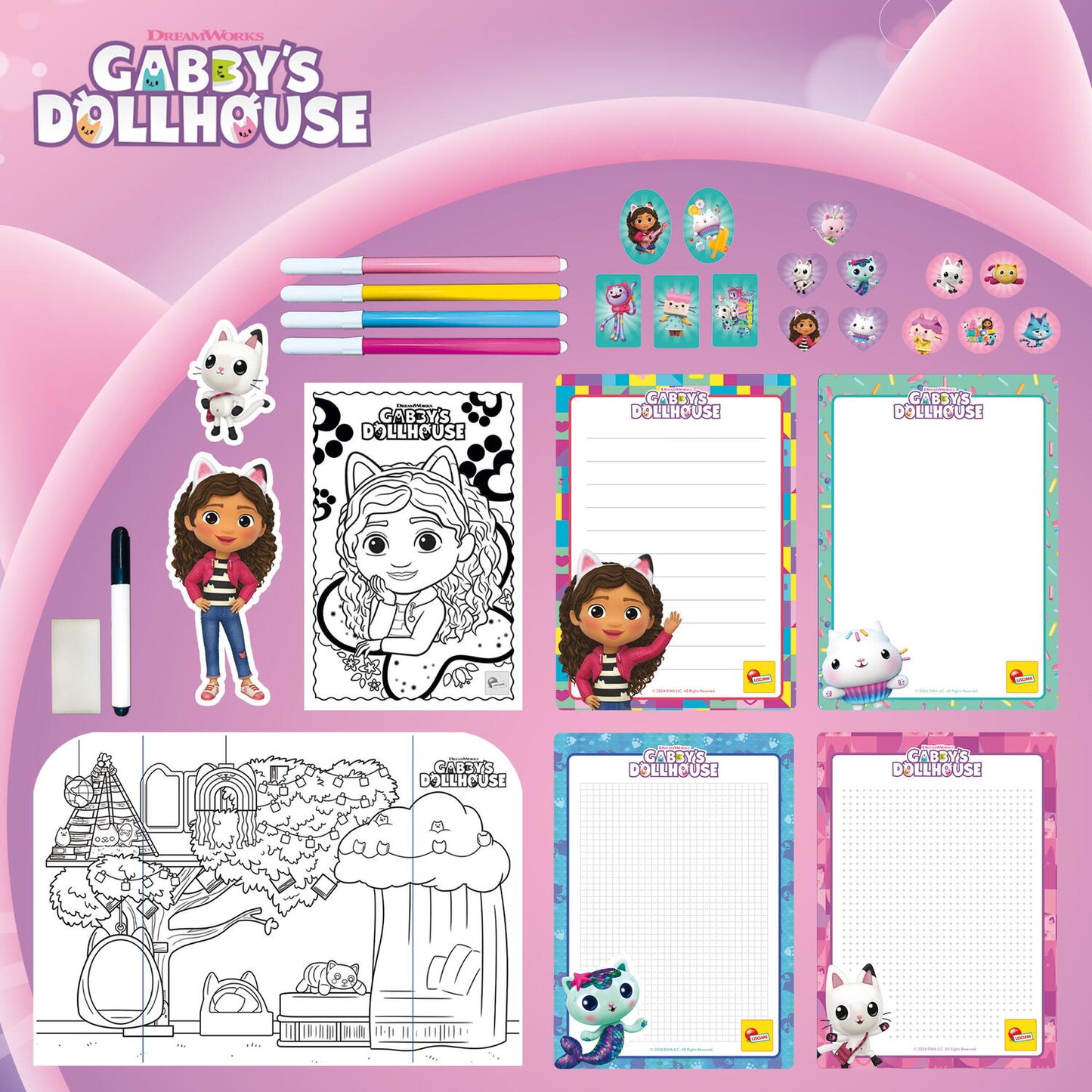 KIT DE CREATIE CU GHIOZDANEL - GABBY'S DOLLHOUSE - LISCIANI (L106288)