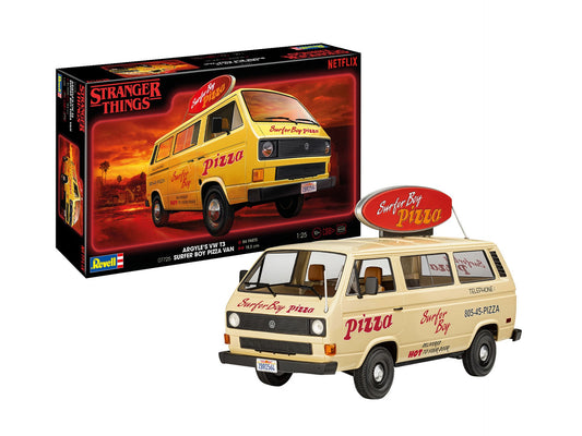 AUTOMACHETA VW T3 BUS "SURFER BOY": SREANGER THINGS - REVELL (RV07725)