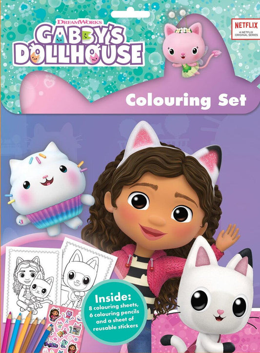 SET DE COLORAT CU ABTIBILDURI REUTILIZABILE - GABBY'S DOLLHOUSE - TOTUM (TT074651)