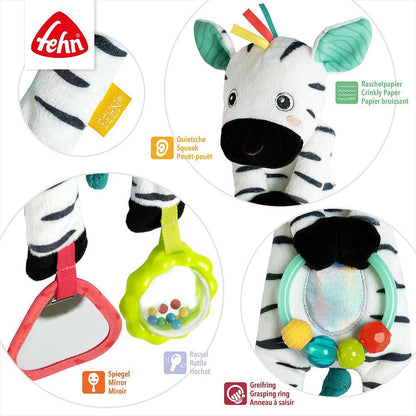 JUCARIE SENZORIALA BEBELUSI DOBABYDOO - ZEBRA - FEHN (49077)