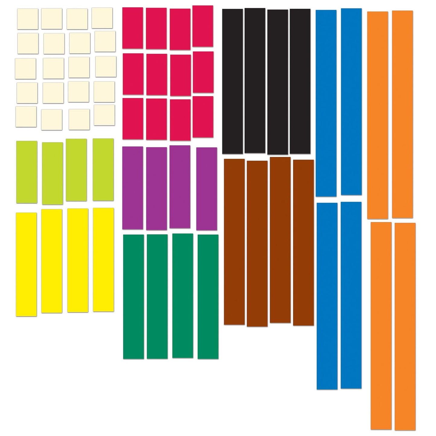 RIGLETE GIGANT CUISENAIRE® RODS - LEARNING RESOURCES (LER7708)