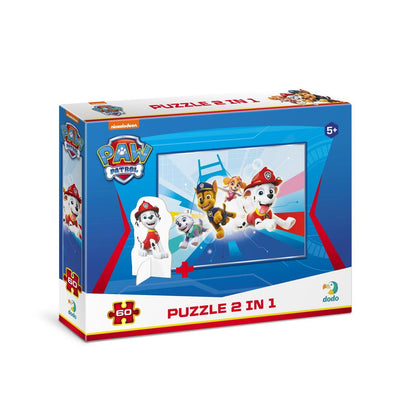 PUZZLE 2 IN 1 - PATRULA CATELUSILOR IN MISIUNE (60 PIESE) - DODO (DO200165)