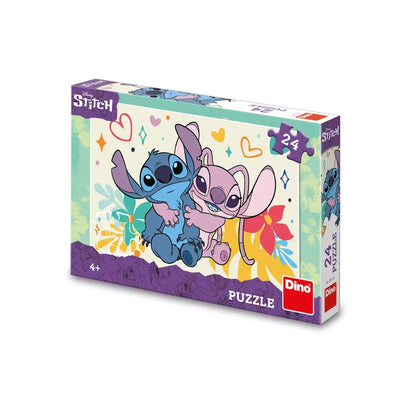 PUZZLE - STITCH SI ANGEL (24 PIESE) - DINO (351721)