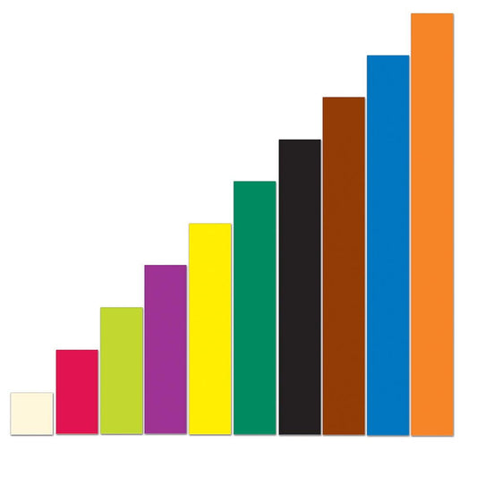 RIGLETE GIGANT CUISENAIRE® RODS - LEARNING RESOURCES (LER7708)