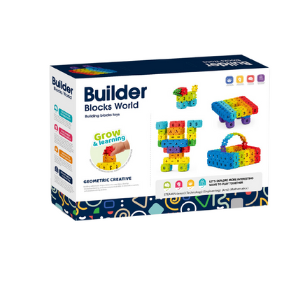 SET DE CONSTRUCTIE STEAM - MICUTUL MATEMATICIAN (200 PIESE) - BUFNITEL (188-665)