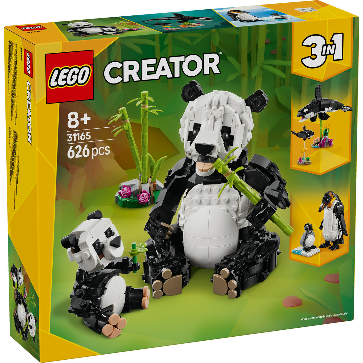 ANIMALE SALBATICE: FAMILIA DE URSI PANDA - LEGO CREATOR (31165)