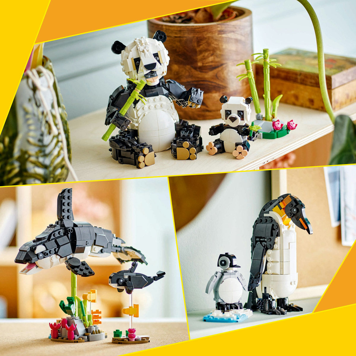 ANIMALE SALBATICE: FAMILIA DE URSI PANDA - LEGO CREATOR (31165)