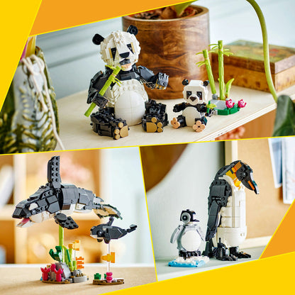 ANIMALE SALBATICE: FAMILIA DE URSI PANDA - LEGO CREATOR (31165)