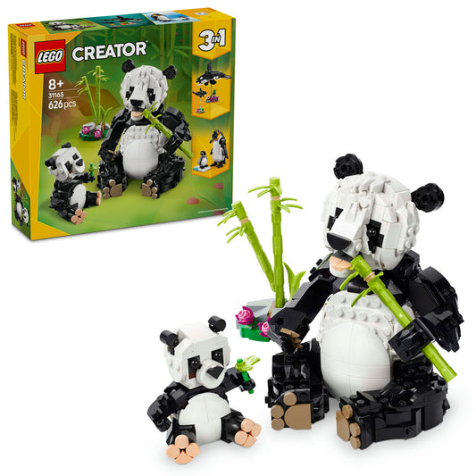 ANIMALE SALBATICE: FAMILIA DE URSI PANDA - LEGO CREATOR (31165)