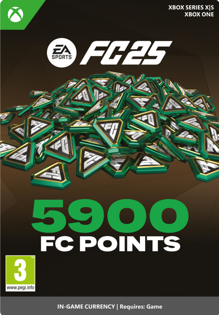 EA SPORTS FC 25 - 5900 ULTIMATE TEAM POINTS (XBOX ONE / XBOX SERIES X|S) - XBOX LIVE - MULTILANGUAGE - WORLDWIDE